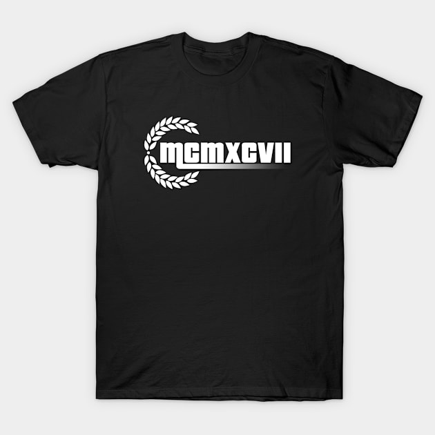 1997 Roman numerals T-Shirt by hoopoe